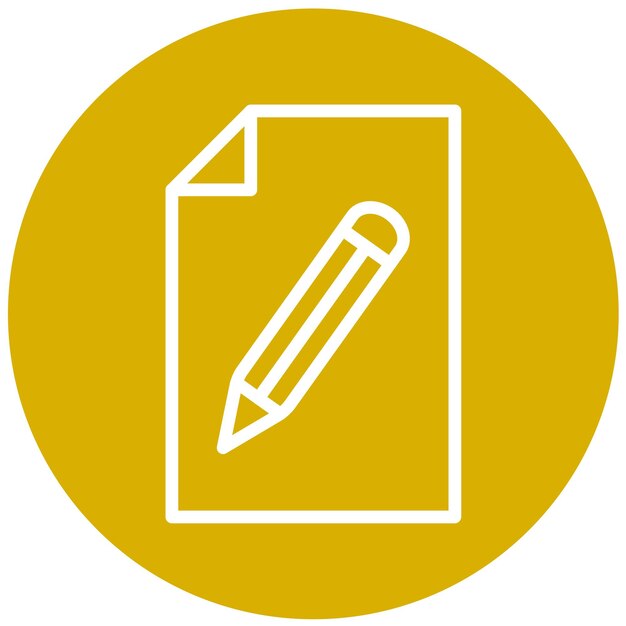 Diseño vectorial de tareas Icon Style