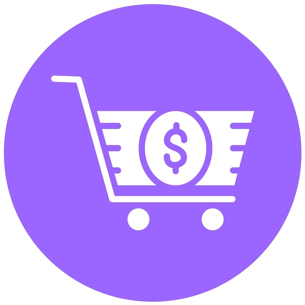 Diseño vectorial Tarifas del carrito Estilo del icono