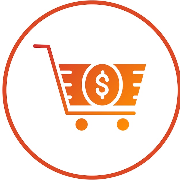 Diseño vectorial Tarifas del carrito Estilo del icono