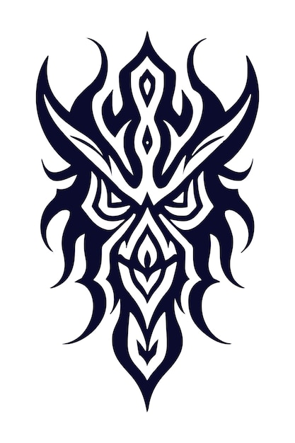 diseño vectorial de tatuajes tribales abstractos