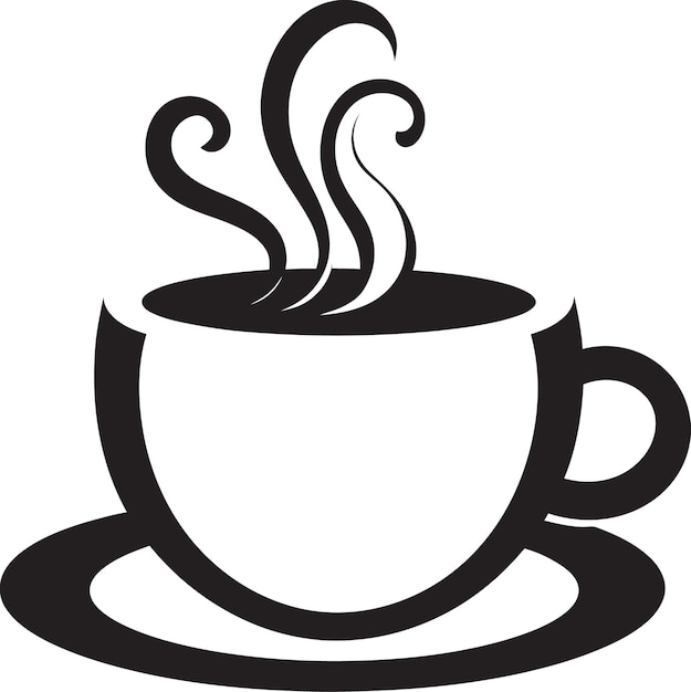 Diseño vectorial de tazas de café dinámicas EspressoMaster DialCraft Emblema vectorial dinámico de teléfono
