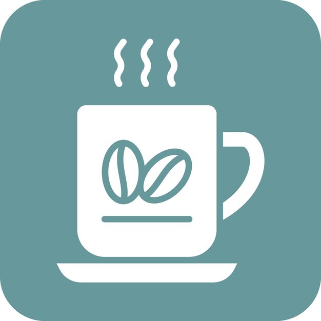 Diseño vectorial de tazas de café Estilo de icono