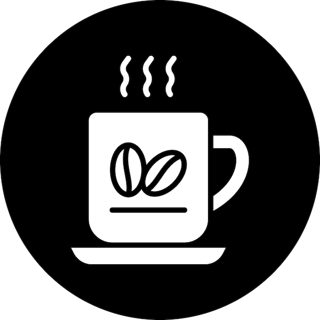 Diseño vectorial de tazas de café Estilo de icono