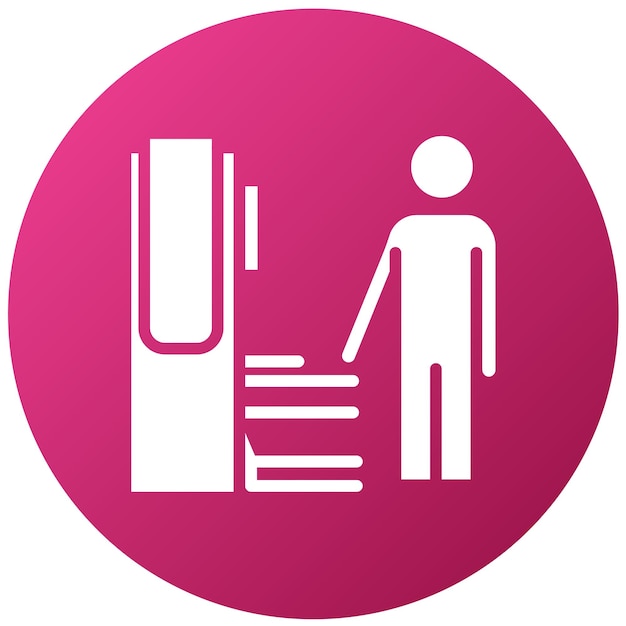 Diseño vectorial Técnico de radiología Estilo del icono
