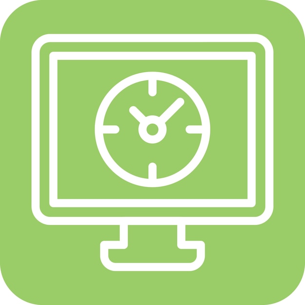 Diseño vectorial Tecnología analógica Estilo de icono