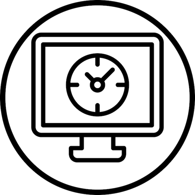 Diseño vectorial Tecnología analógica Estilo de icono