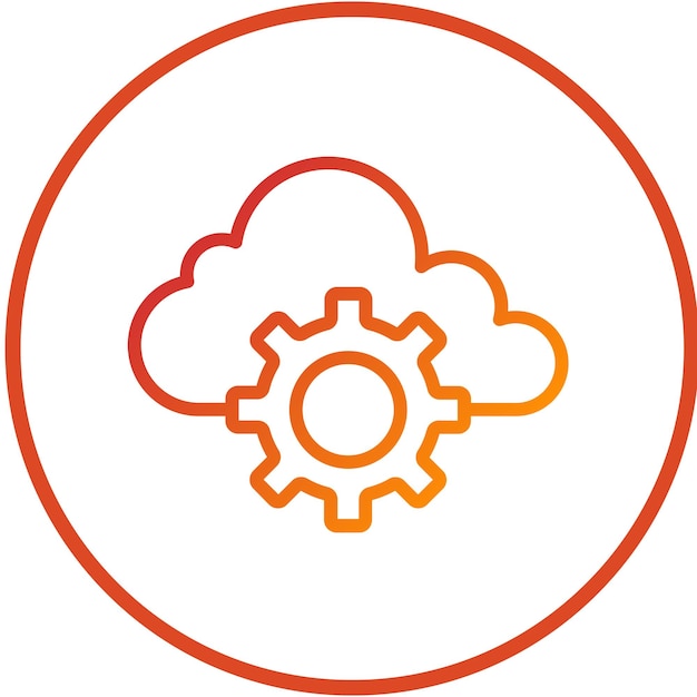 Diseño vectorial Tecnología de aprendizaje mejorado Estilo de icono