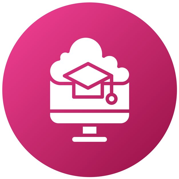 Diseño vectorial Tecnología del aula Estilo del icono