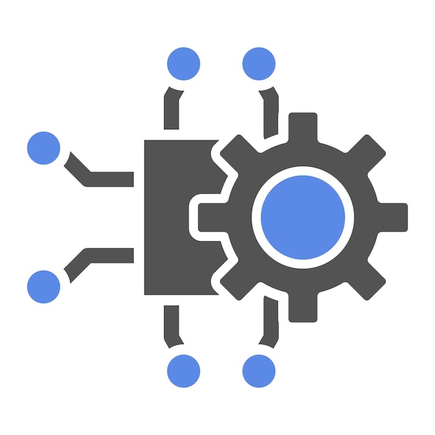 Diseño vectorial Tecnología digital Estilo de icono