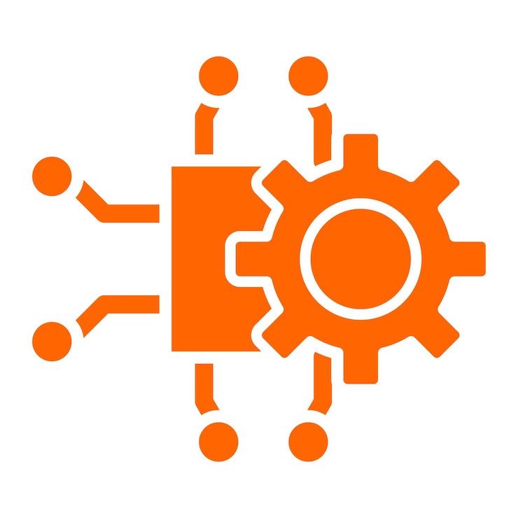Vector diseño vectorial tecnología digital estilo de icono