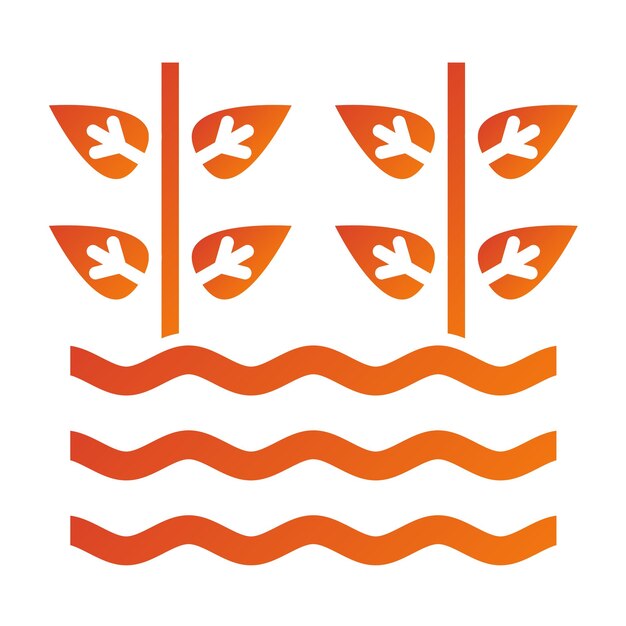 Diseño vectorial Tecnología hidropónica Estilo del icono