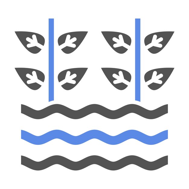 Diseño vectorial Tecnología hidropónica Estilo del icono