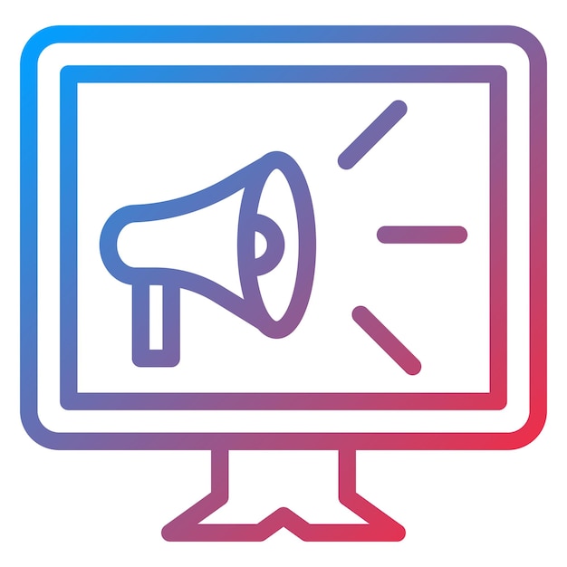 Diseño vectorial Tecnología de marketing Estilo de icono