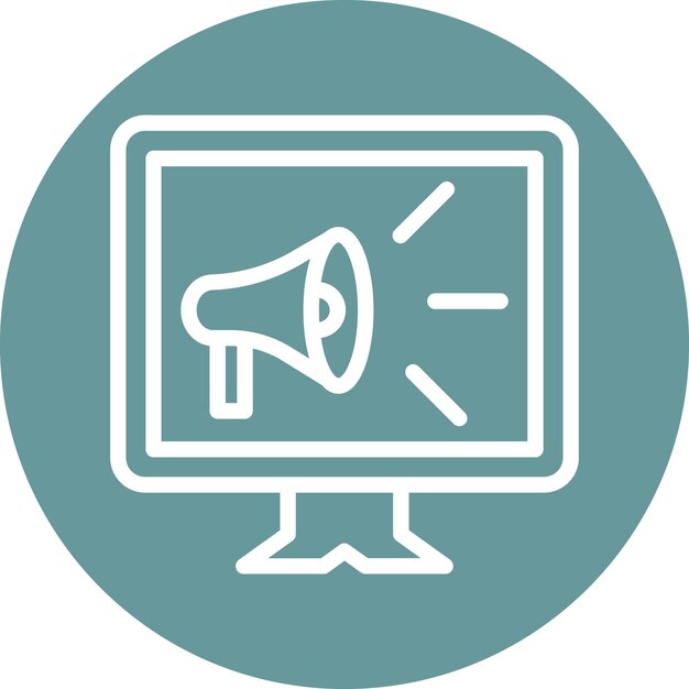 Diseño vectorial Tecnología de marketing Estilo de icono