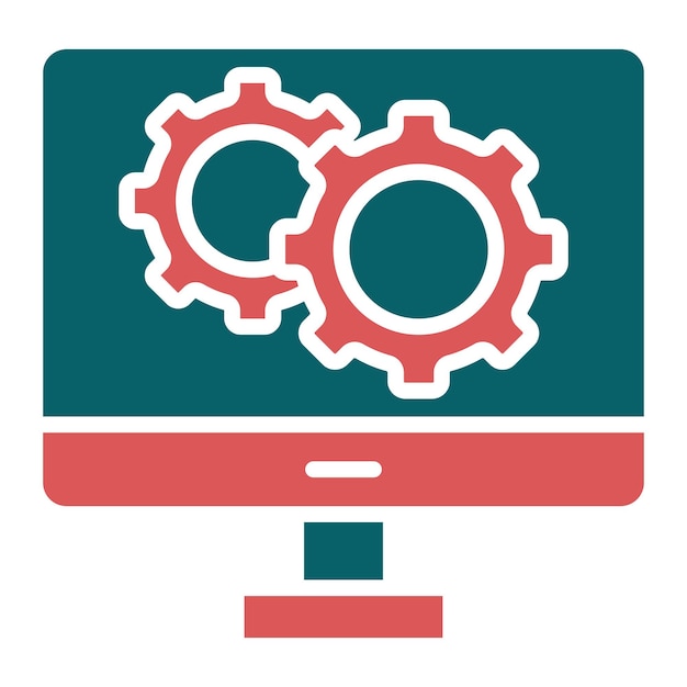 Diseño vectorial Tecnología operativa Estilo del icono