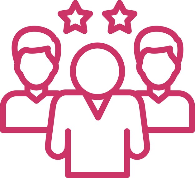 Diseño vectorial Teem Estilo del icono