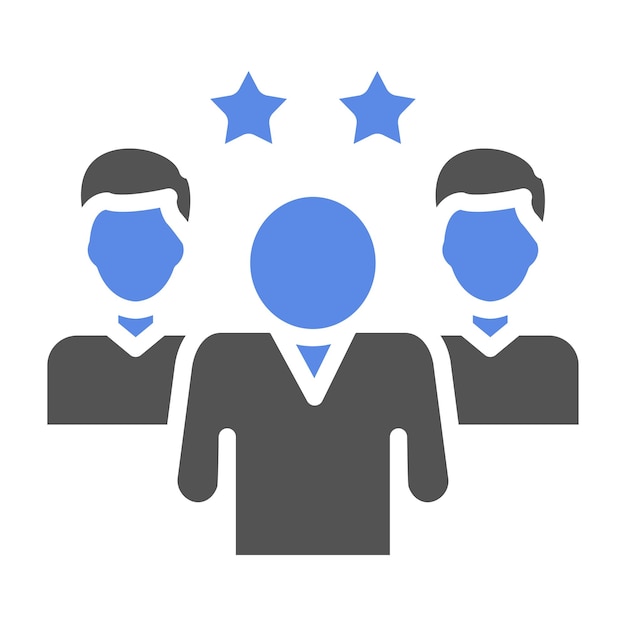 Diseño vectorial Teem Estilo del icono