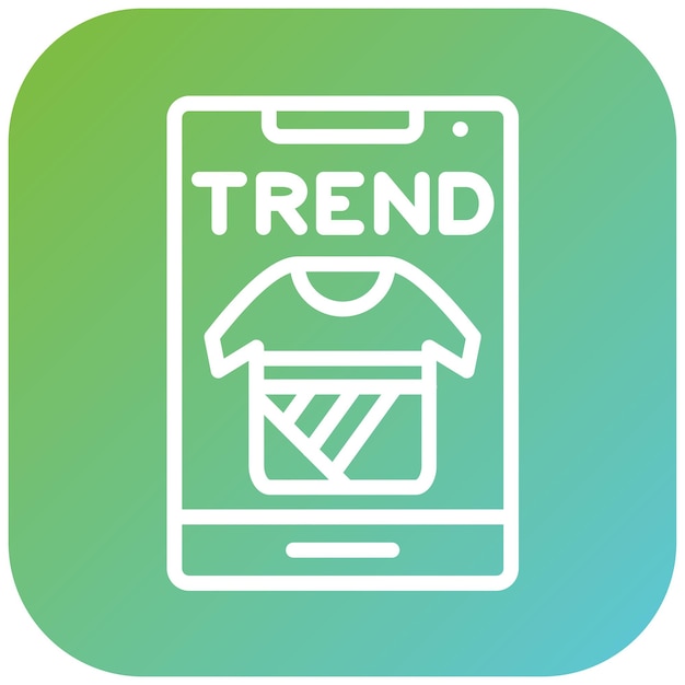 Diseño vectorial Tendencias de la moda Estilo de icono