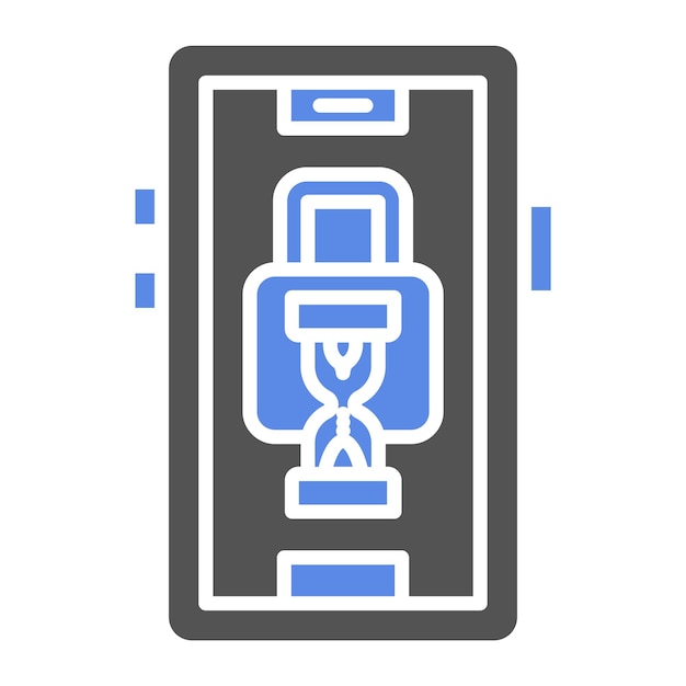 Diseño vectorial Tiempo de acceso Estilo del icono