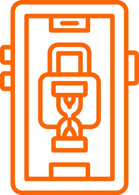 Diseño vectorial Tiempo de acceso Estilo del icono