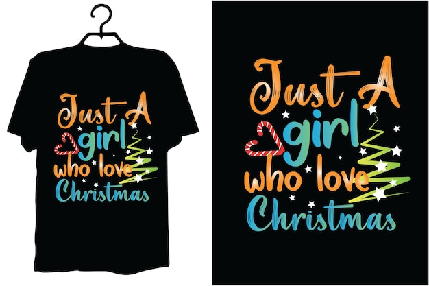 Diseño vectorial de tipografía de camisetas navideñas