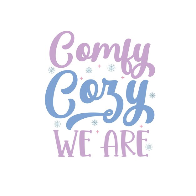 Diseño vectorial de tipografía de invierno