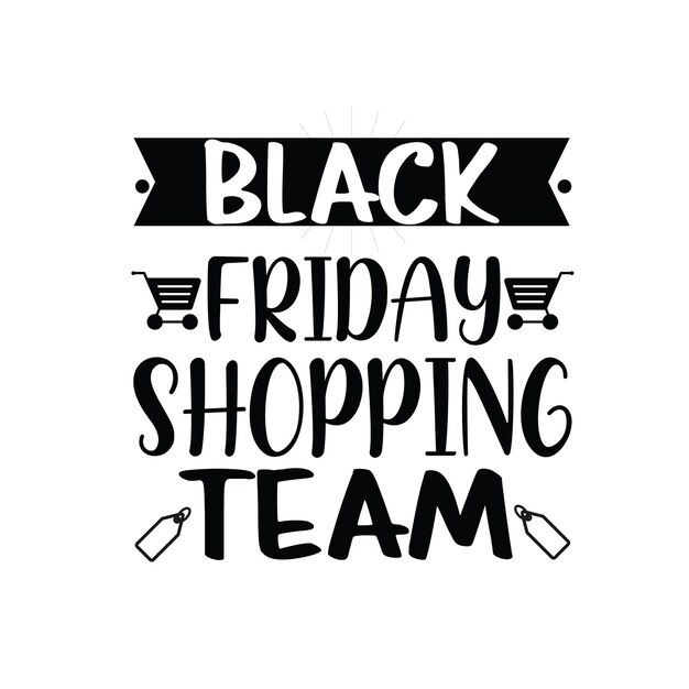 Diseño vectorial de tipografía del Viernes Negro