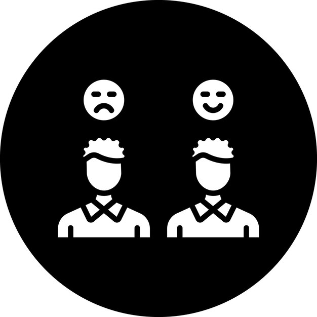 Diseño vectorial Tipos de cliente Estilo del icono