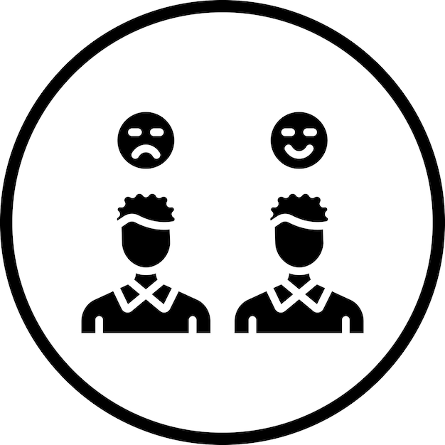Diseño vectorial Tipos de cliente Estilo del icono