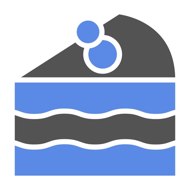 Diseño vectorial Tiramisu Estilo del icono de Trove