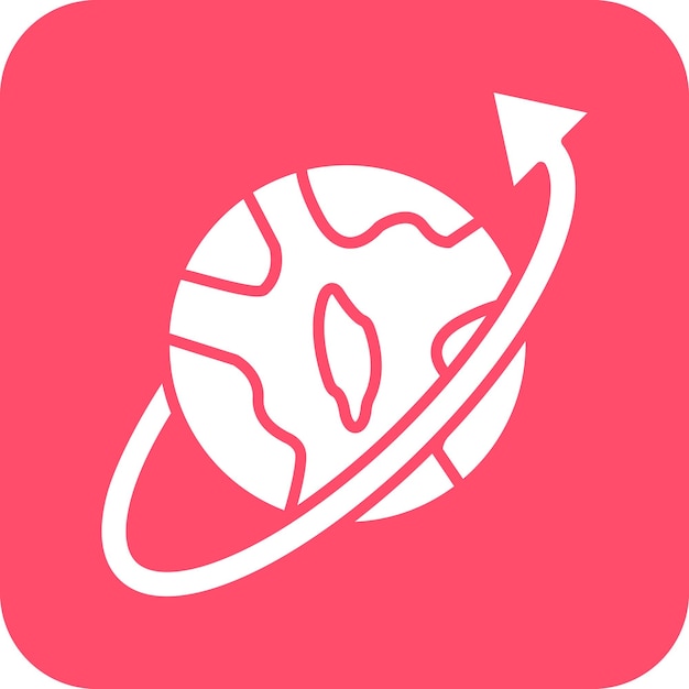 Diseño vectorial en todo el mundo Estilo de icono