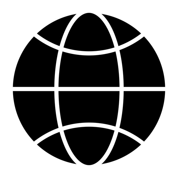 Diseño vectorial en todo el mundo Estilo de icono
