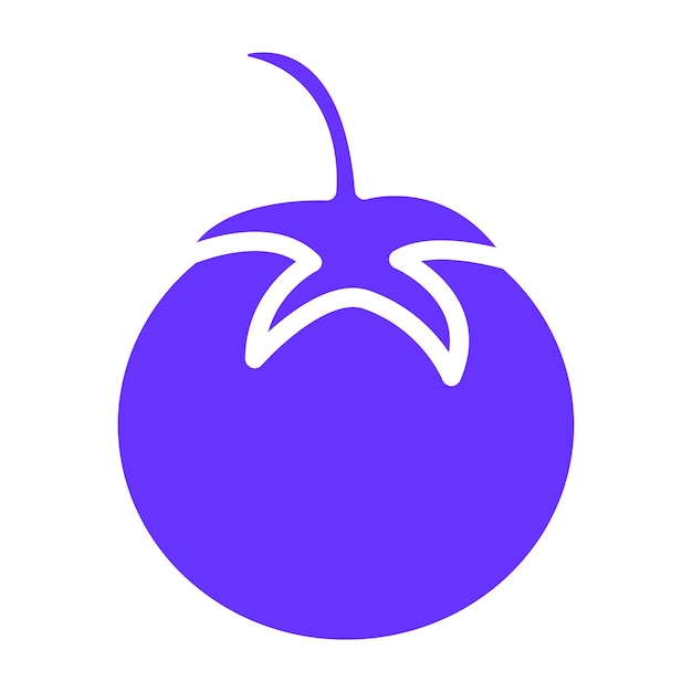 Diseño vectorial Tomato Tango Estilo del icono