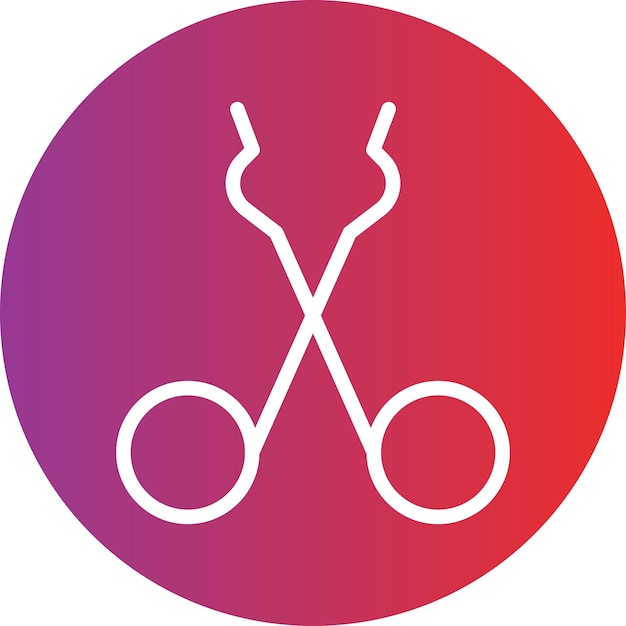 Diseño vectorial Tongs Estilo de icono