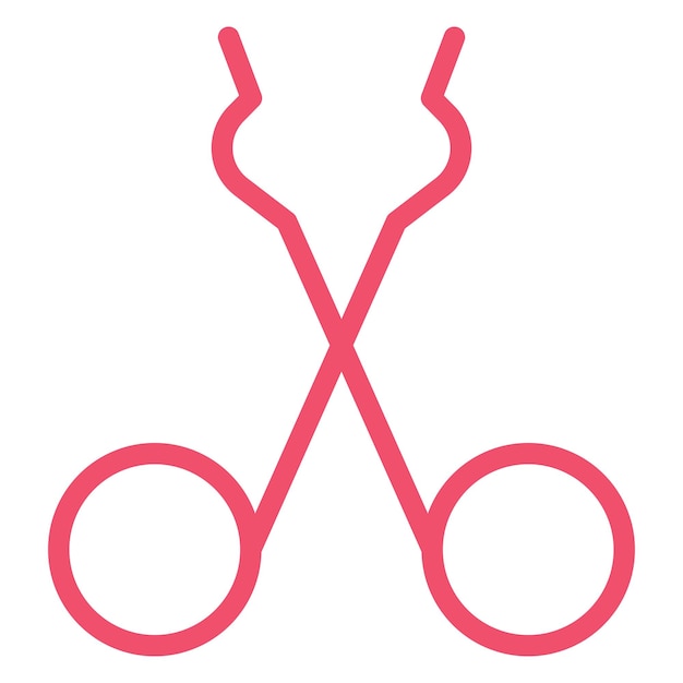 Diseño vectorial Tongs Estilo de icono