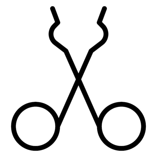 Diseño vectorial Tongs Estilo de icono