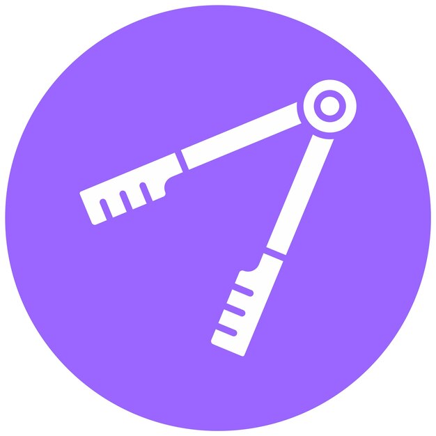 Diseño vectorial Tongs Estilo de icono