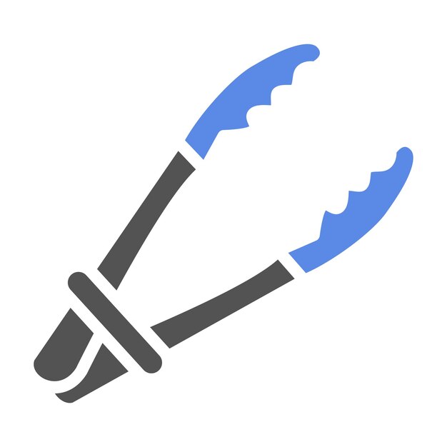 Diseño vectorial Tongs Estilo de icono