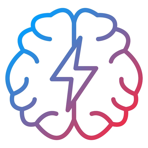 Diseño vectorial Tormenta de ideas Estilo de icono