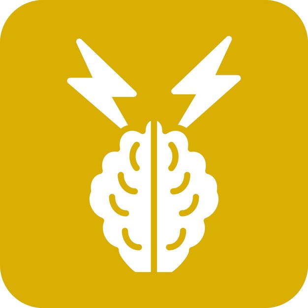 Diseño vectorial Tormenta de ideas Estilo de icono