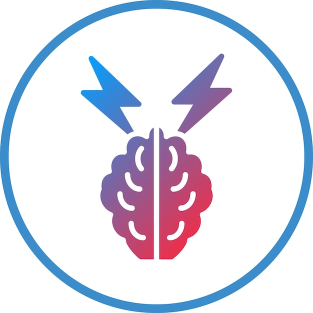 Diseño vectorial Tormenta de ideas Estilo de icono