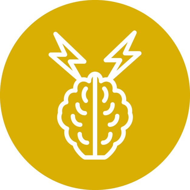 Diseño vectorial Tormenta de ideas Estilo de icono