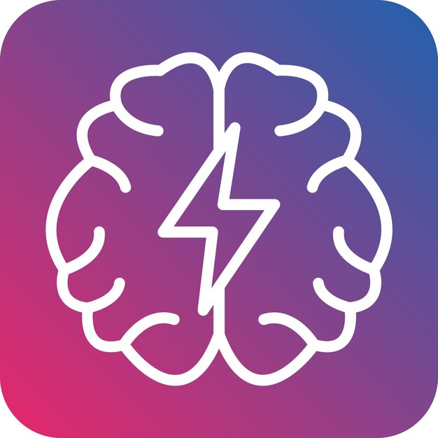 Diseño vectorial Tormenta de ideas Estilo de icono