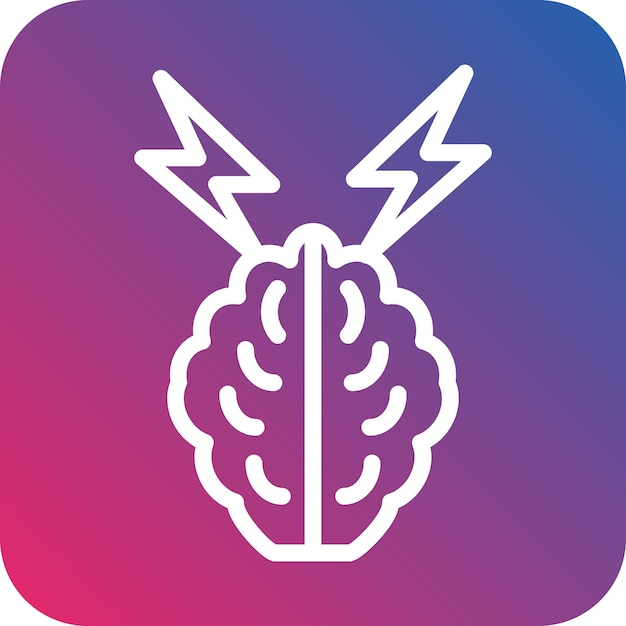 Diseño vectorial Tormenta de ideas Estilo de icono