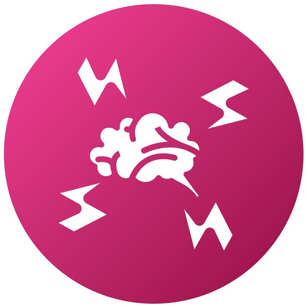 Diseño vectorial tormenta de ideas Estilo de icono