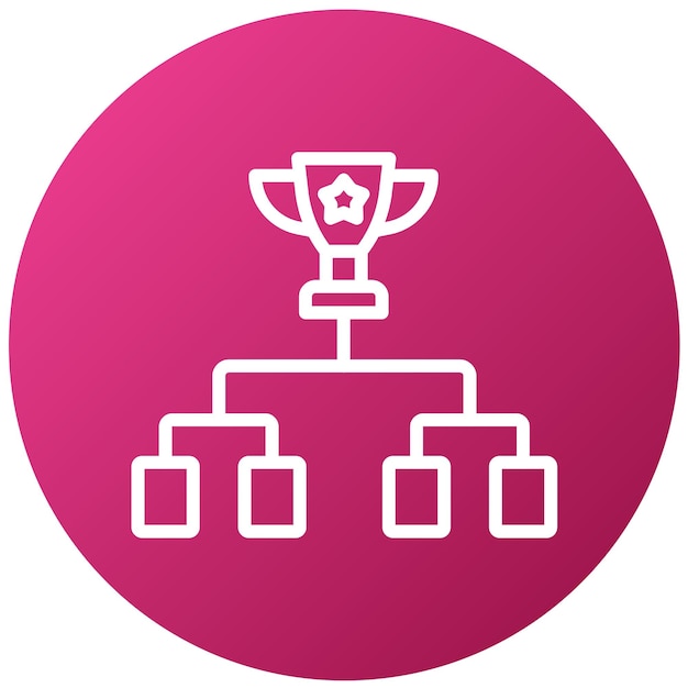 Diseño vectorial Torneos de juegos Estilo de icono