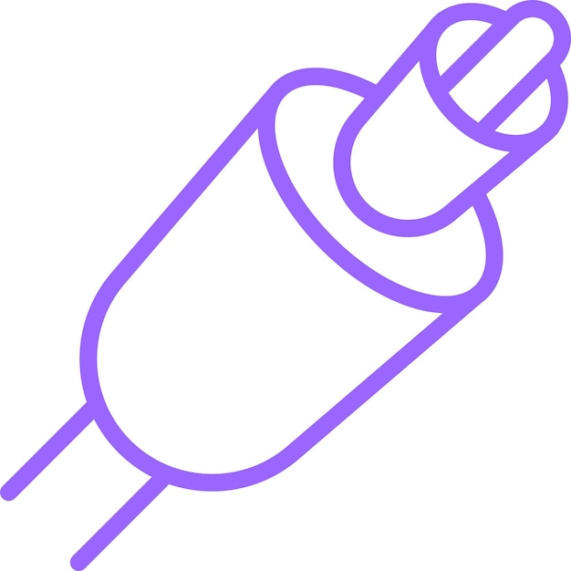 Diseño vectorial TOSLINK Estilo del icono