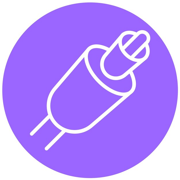 Diseño vectorial TOSLINK Estilo del icono