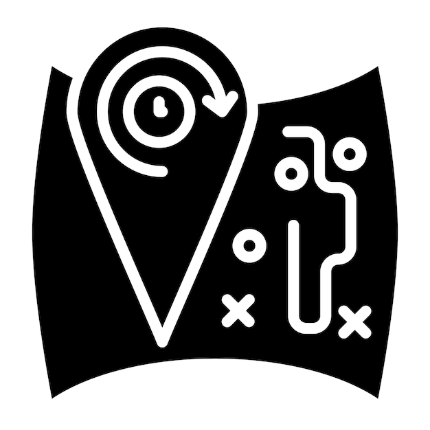 Diseño vectorial Tours de todo el día Estilo de icono
