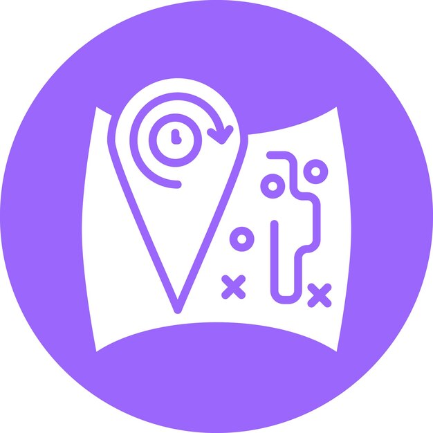 Diseño vectorial Tours de todo el día Estilo de icono